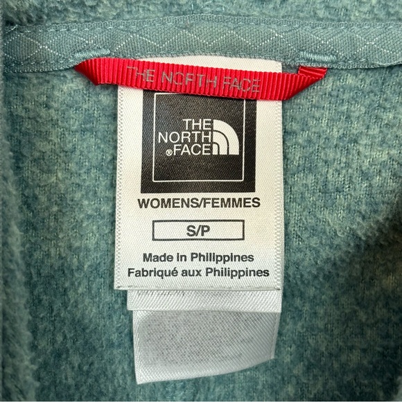 The North Face Green Polartec Fleece Zip Up Jacket Size Small - Picture 4 of 7